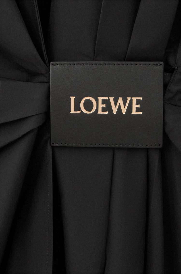 LOEWE Vestido en algodón Negro
