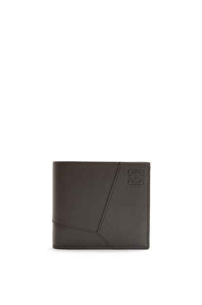 LOEWE Puzzle bifold coin wallet in classic calfskin Dark Grey plp_rd