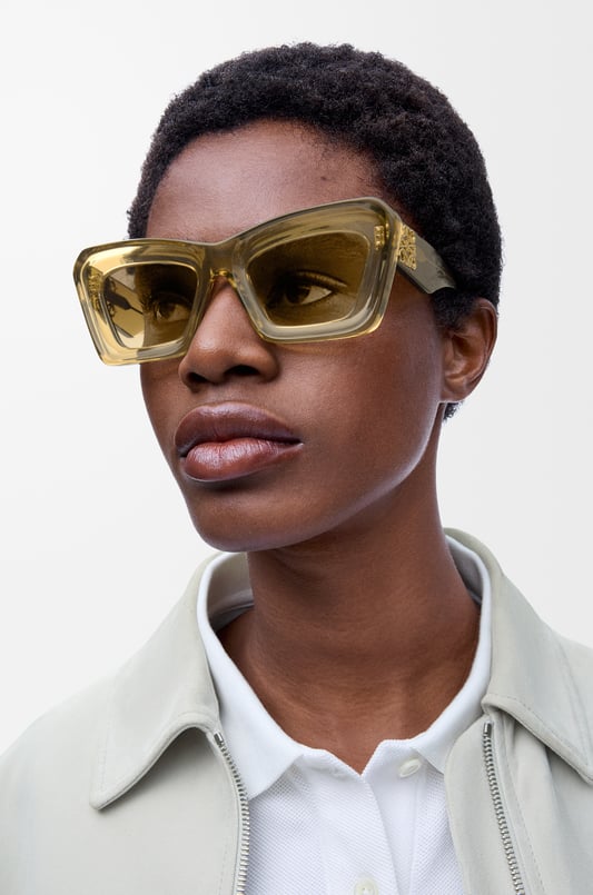 Beveled Oval Maxi Anagram sunglasses