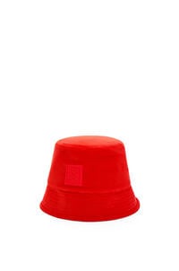 LOEWE Patch bucket hat in corduroy Sunrise Orange