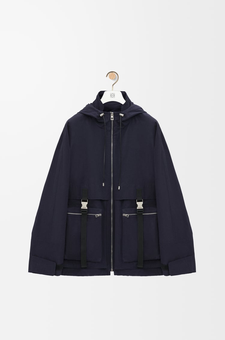 LOEWE パーカー（コットン） ネイビーブルー