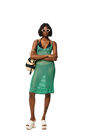 LOEWE Strappy dress in viscose Water Green pdp_rd
