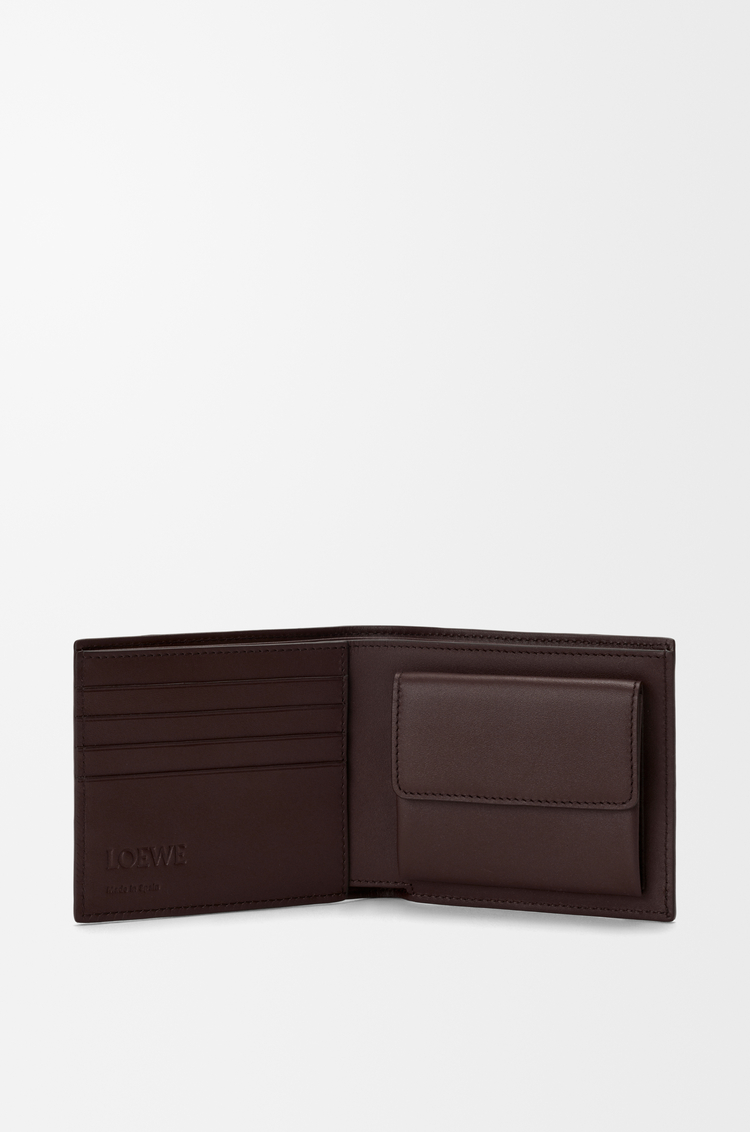 LOEWE パズル バイフォールド コインウォレット（サプルグレインカーフ） チョコレート