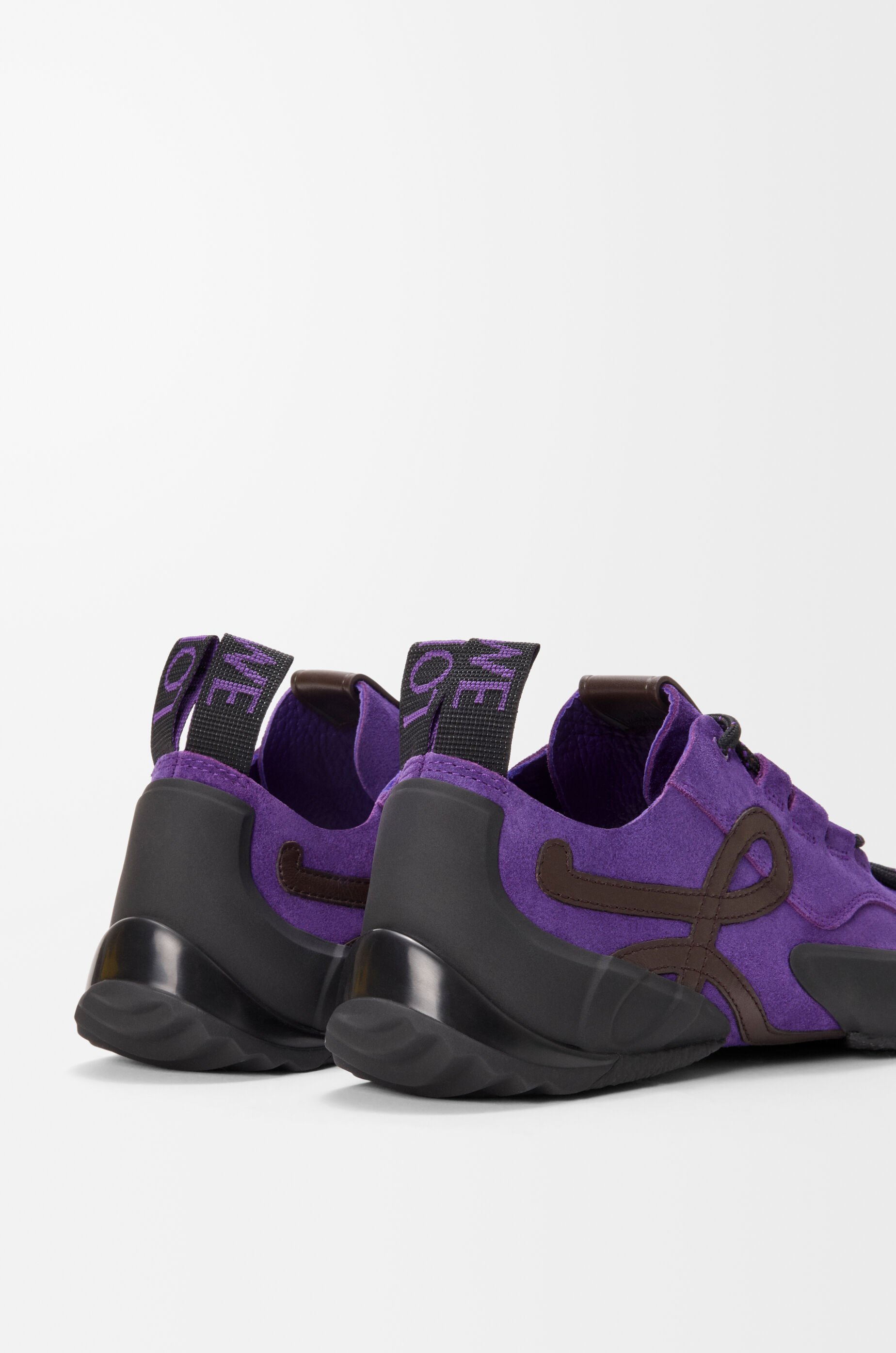 Grip sneaker in calfskin suede Purple - LOEWE USA Official Website