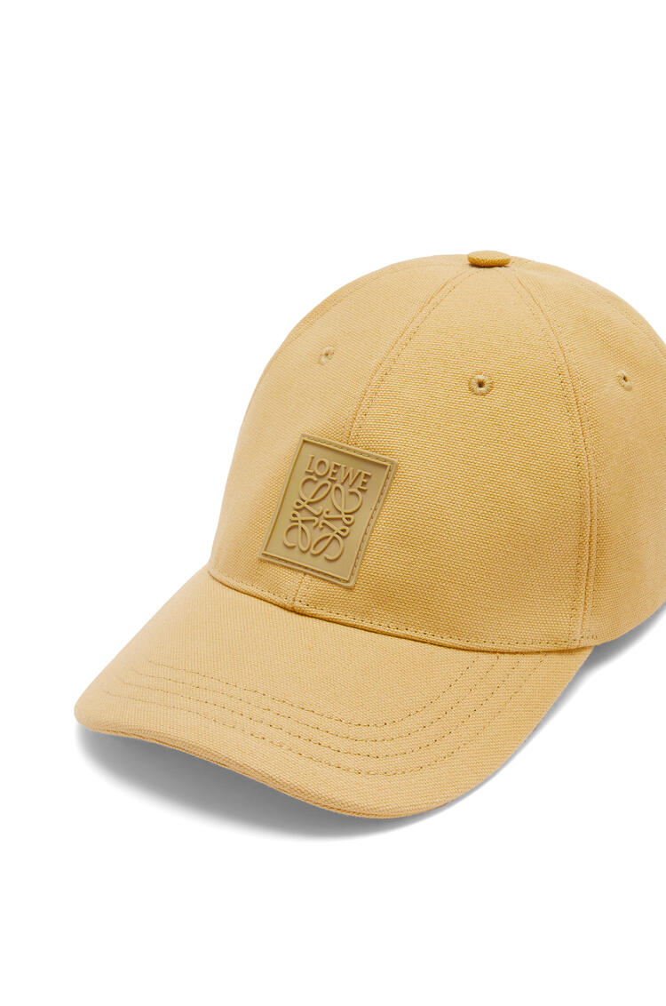 LOEWE Patch cap in canvas Gold