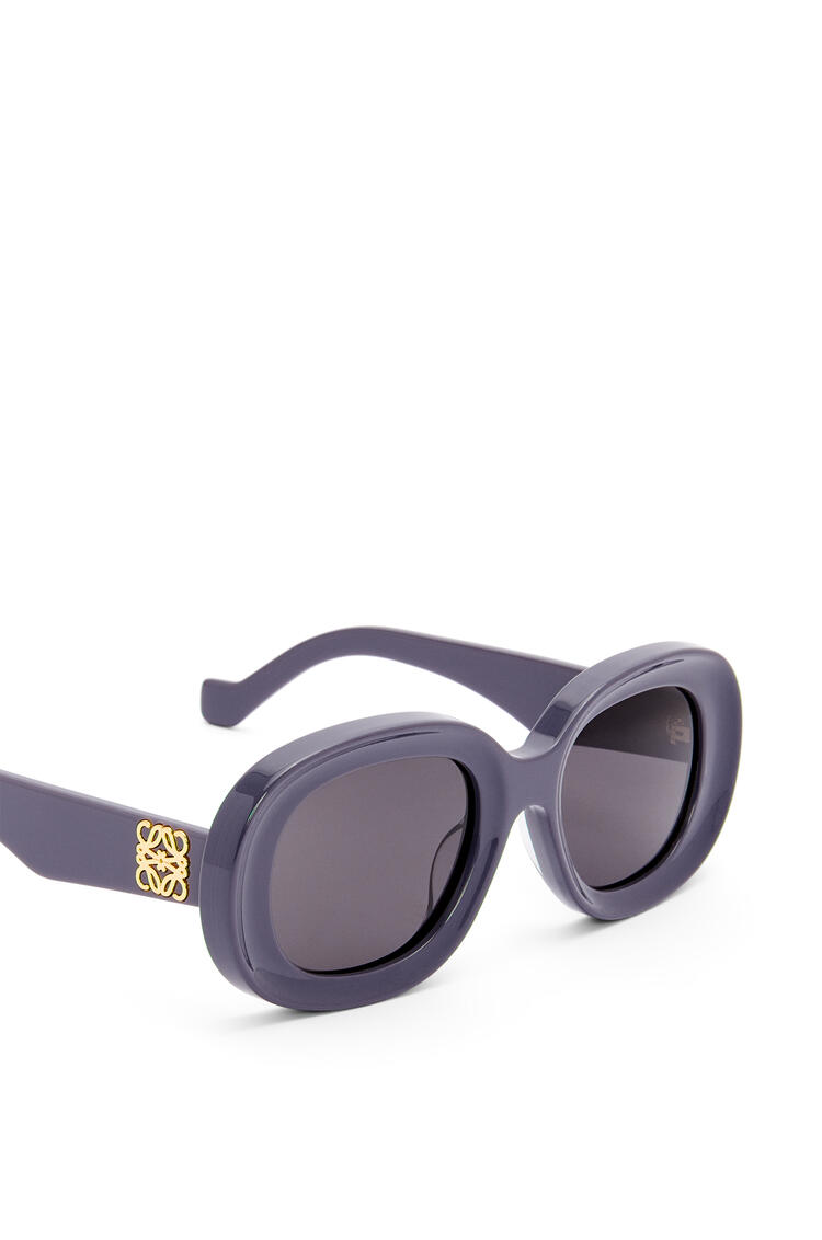 LOEWE Oval sunglasses in acetate Dusty Lilac