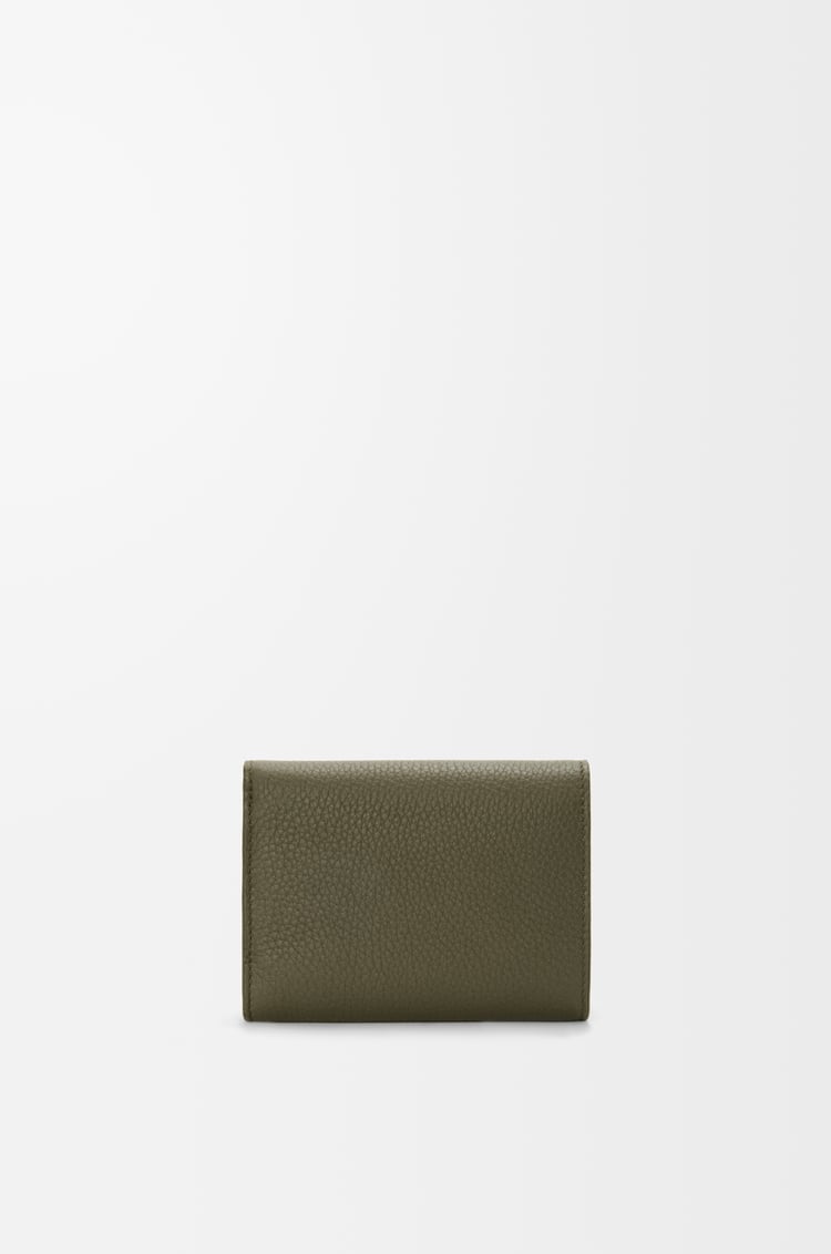LOEWE トライフォールド ウォレット（ソフトグレインカーフ） カーキグリーン