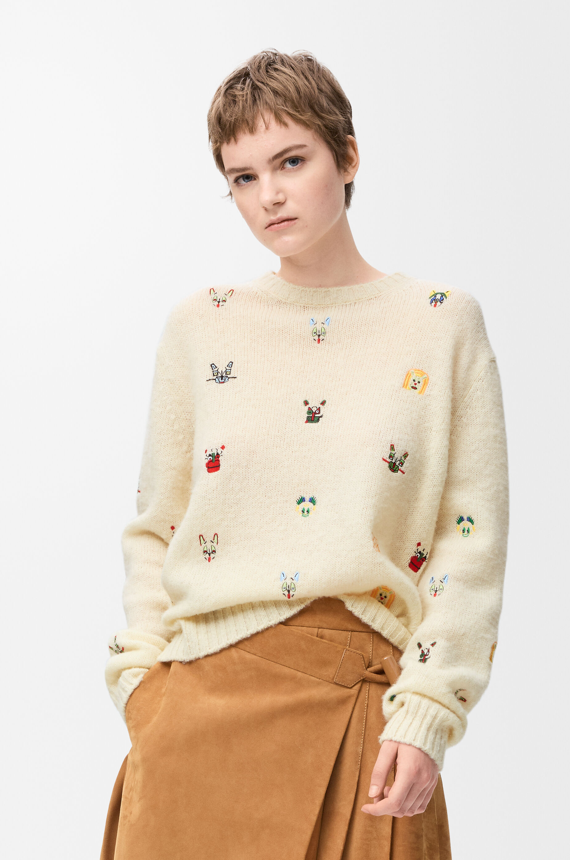 セーター（ウール） ホワイト - LOEWE Japan official website