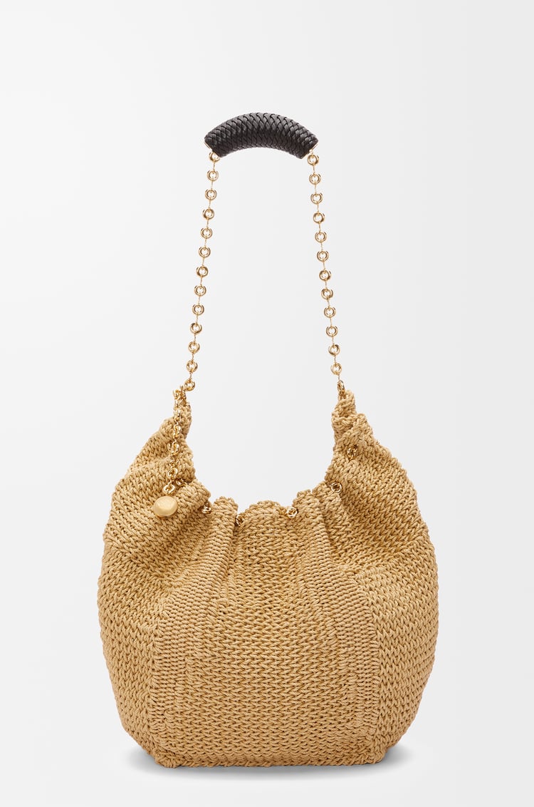 LOEWE スクイーズバッグ ミディアム（コード&カーフ） ナチュラル