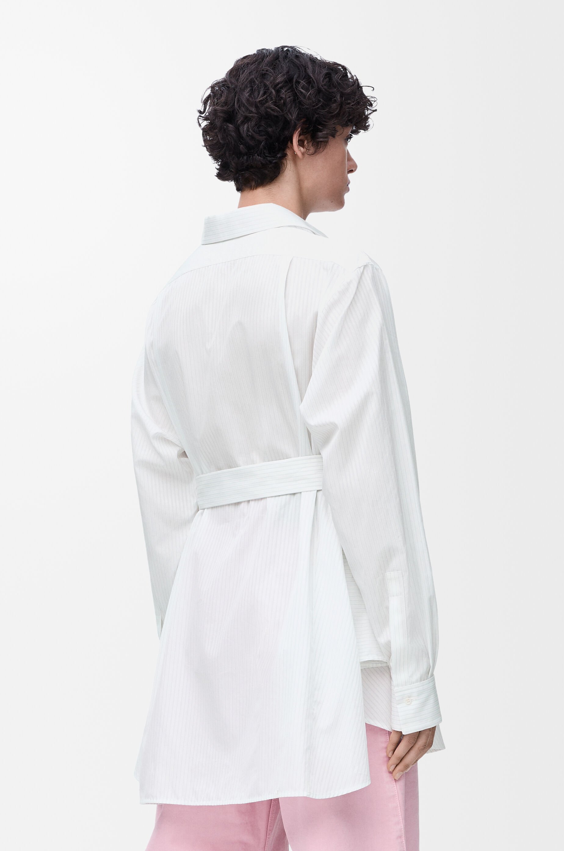 Belted Cotton Blouse Her lip to S ホワイト