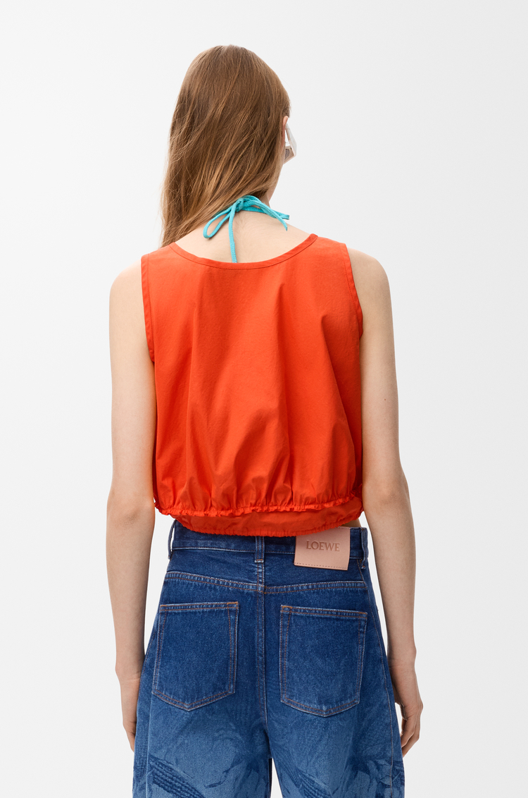 LOEWE Top en algodón Naranja
