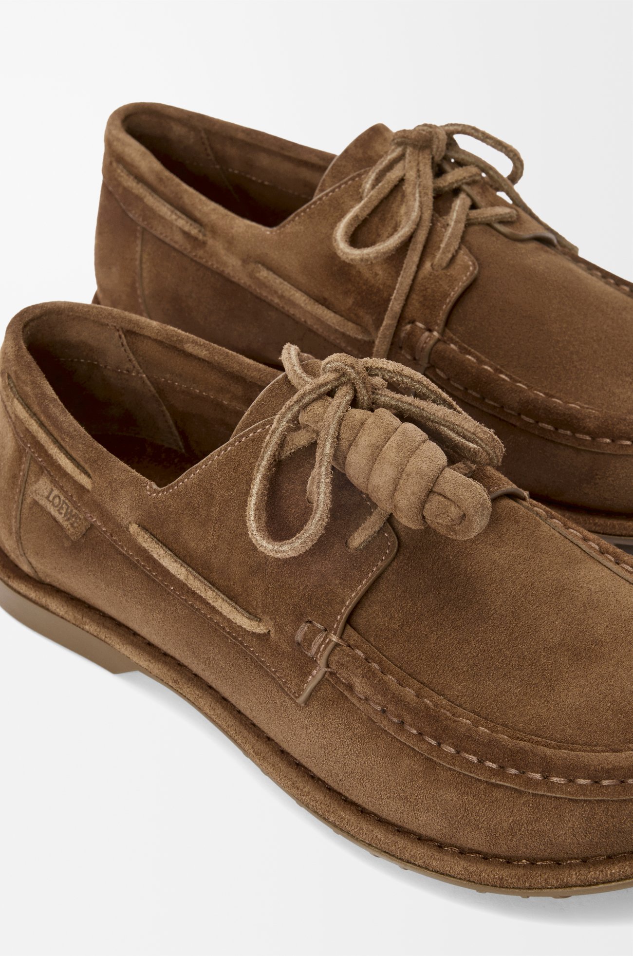 LOEWE Náutico Campo en piel de ternera Marrón