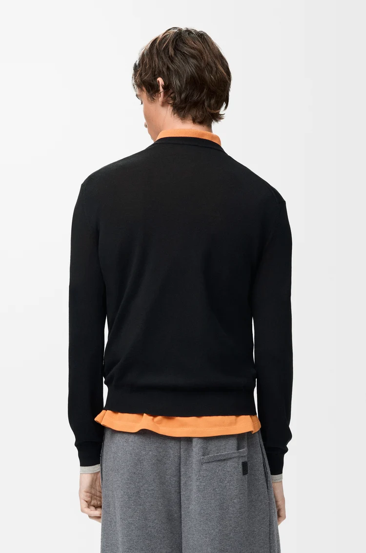 LOEWE Sweater in wool Black/Grey