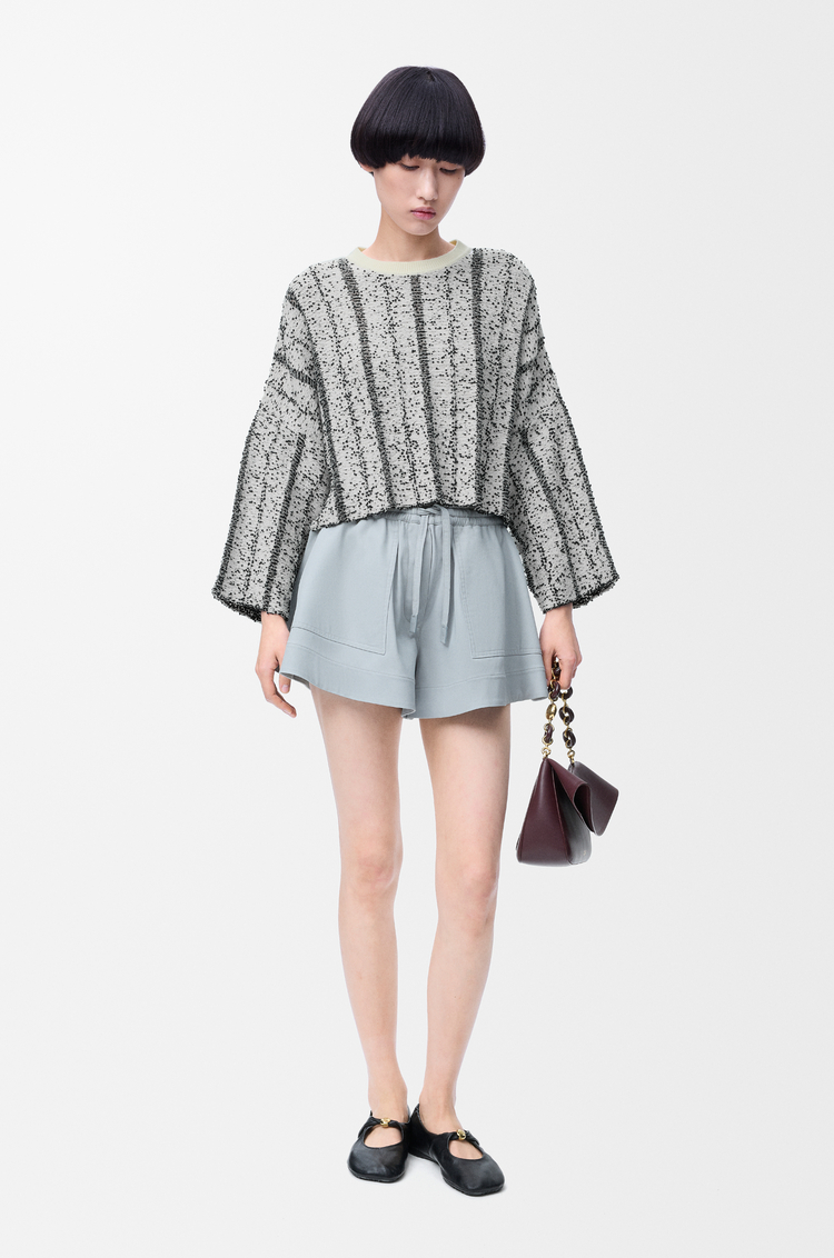 LOEWE Jersey en lana Blanco/Negro