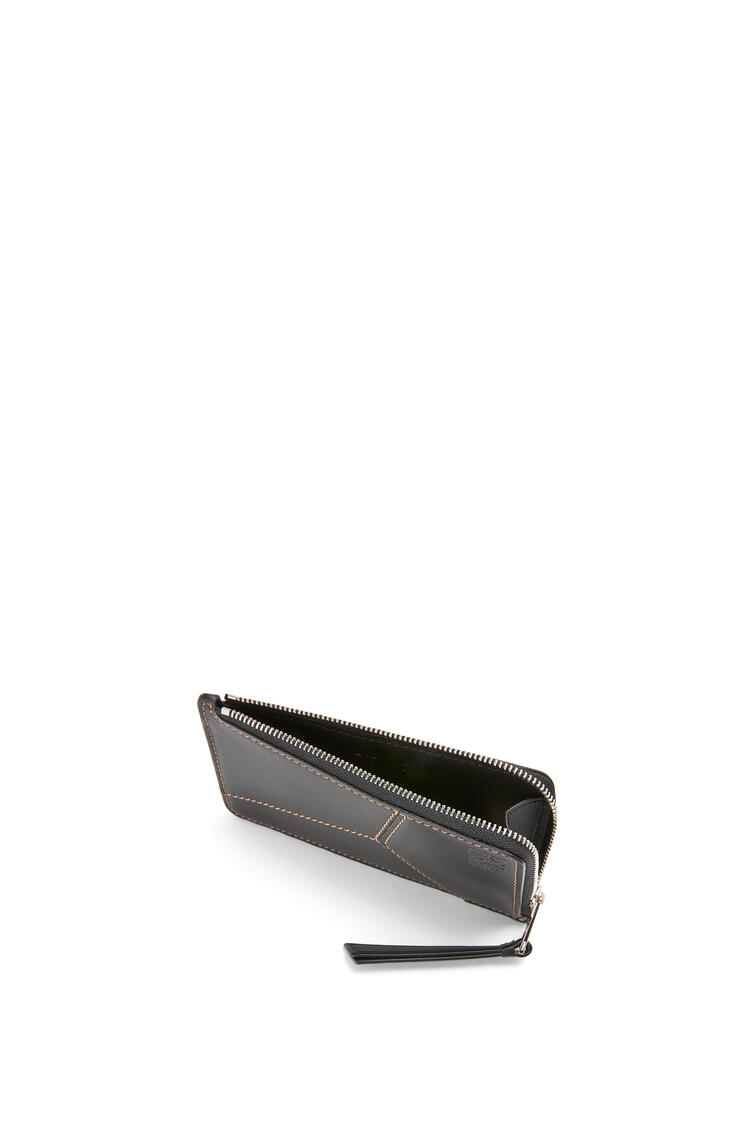 LOEWE Puzzle stitches coin cardholder in smooth calfskin Black