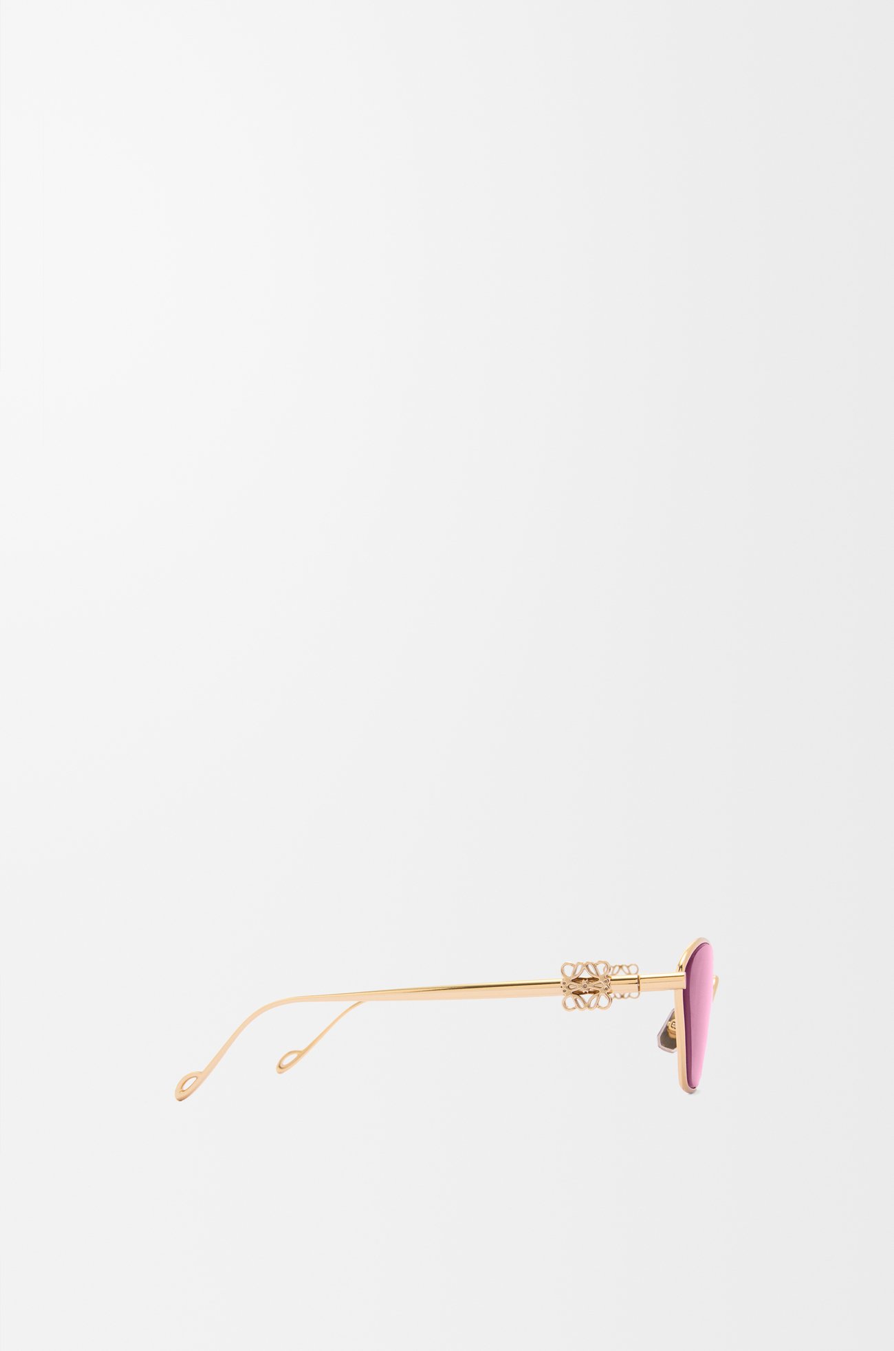 LOEWE Anagram hexagonal sunglasses Burgundy