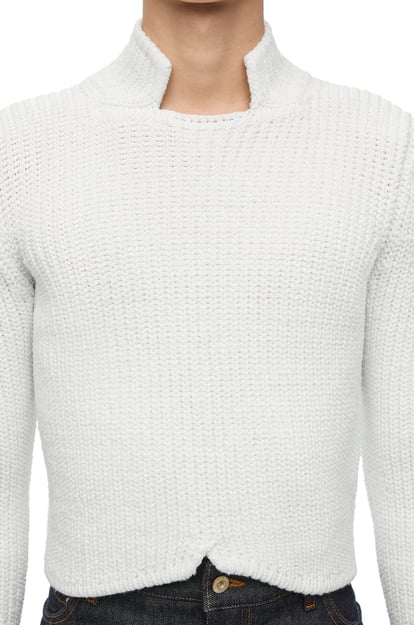 LOEWE ハイネック セーター（ウールブレンド） ホワイト plp_rd