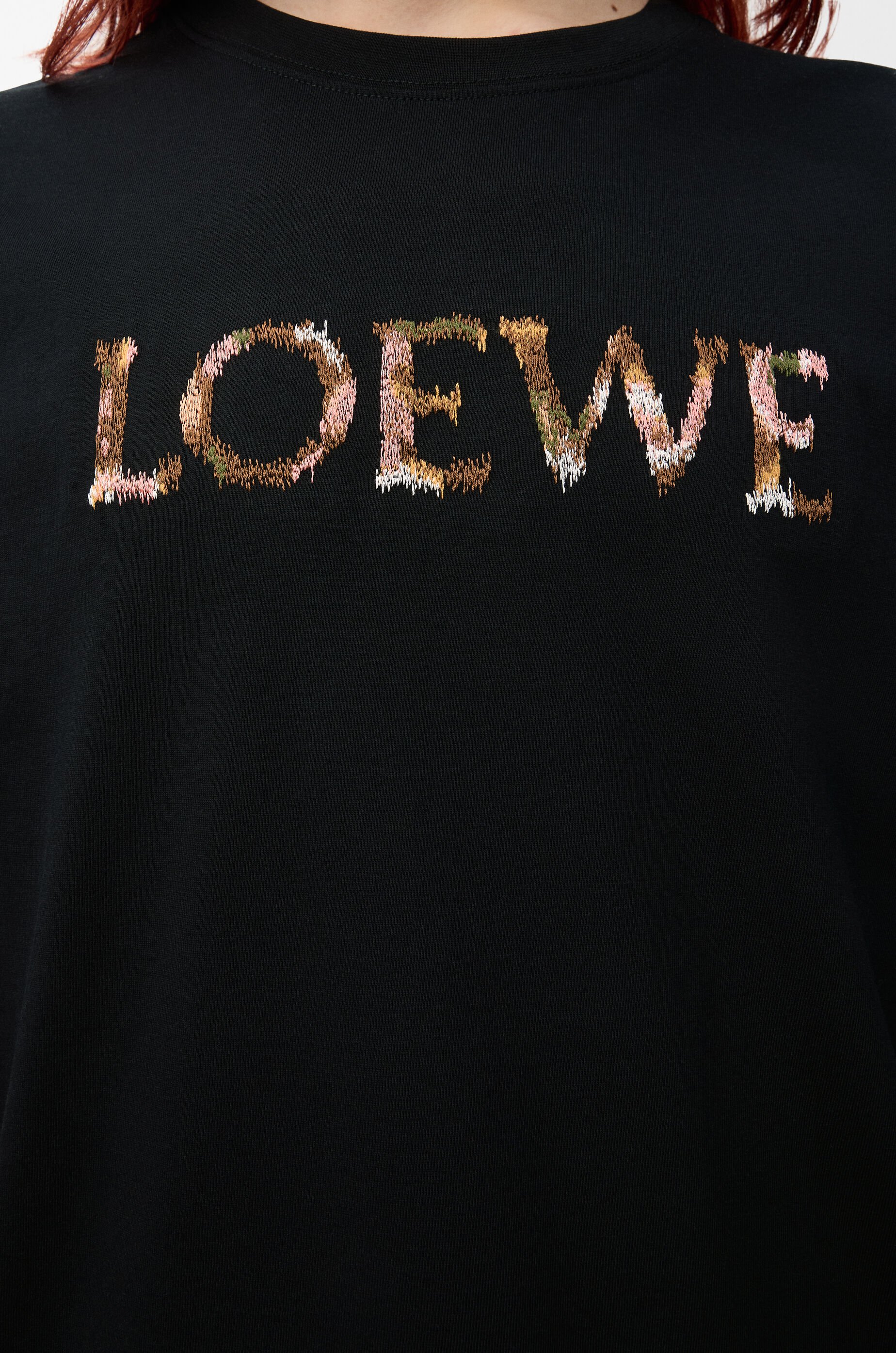 Relaxed fit T-shirt in cotton Black - LOEWE