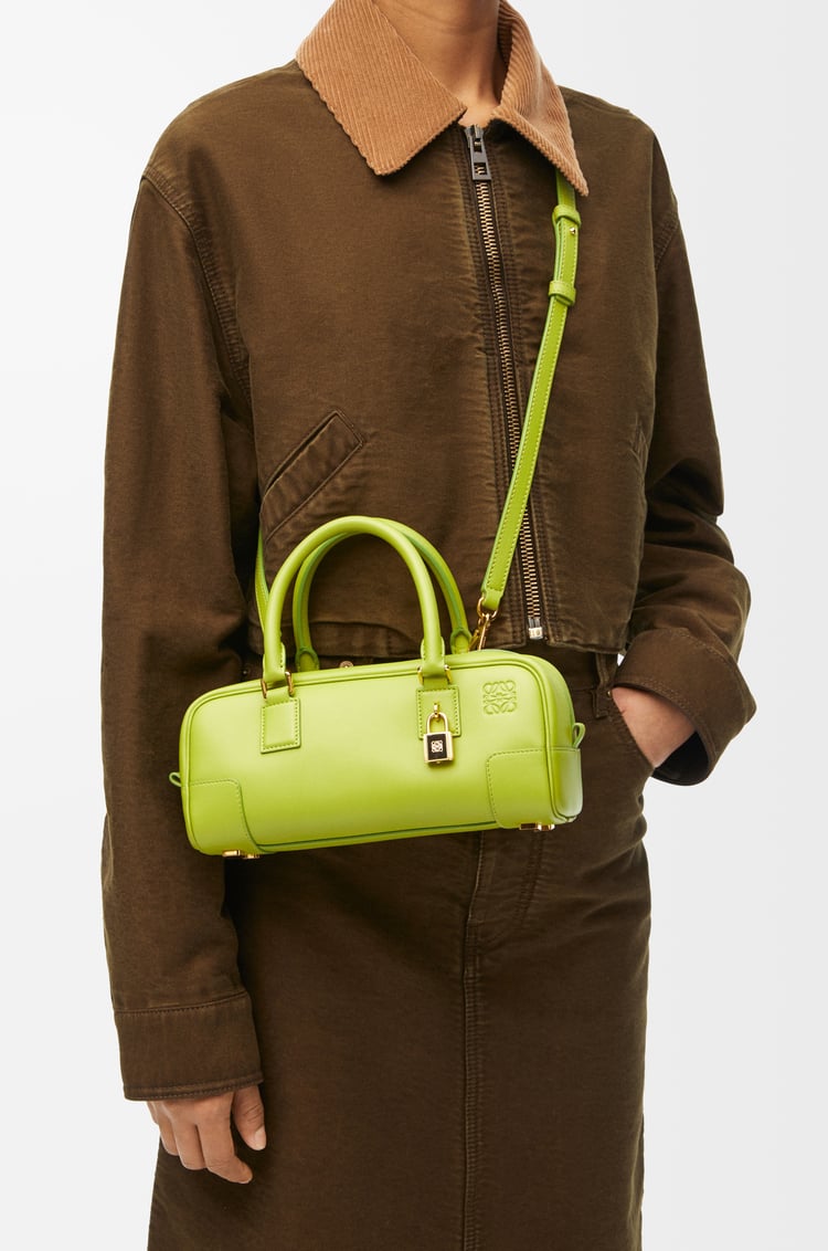 LOEWE Amazona 23 cropped bag in nappa calfskin Meadow Green