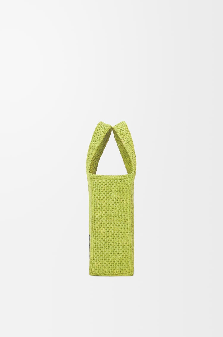 LOEWE 小型酒椰纖維 LOEWE Font 托特包 草地綠