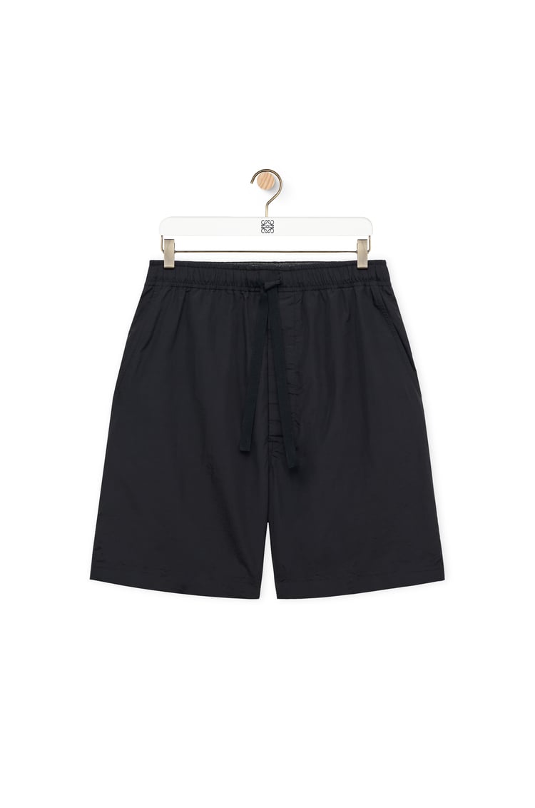 LOEWE Shorts in technical silk Black