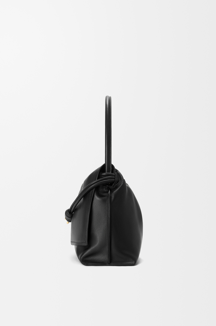 LOEWE Medium Flamenco Flap bag in nappa calfskin Black