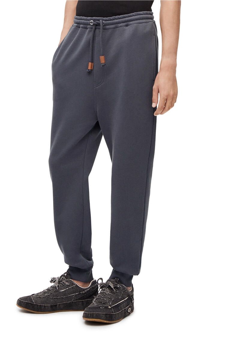 LOEWE Anagram jogging trousers in cotton Onyx Blue