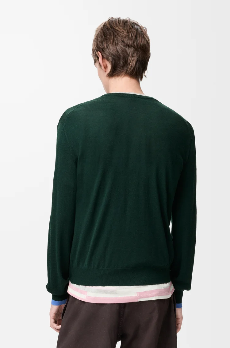 LOEWE セーター（ウール） グリーン/ブルー