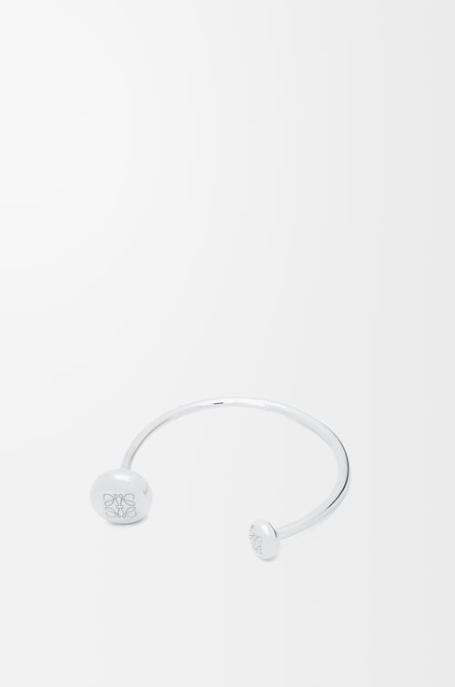 LOEWE 银质 Anagram Pebble 手镯 银色 plp_rd