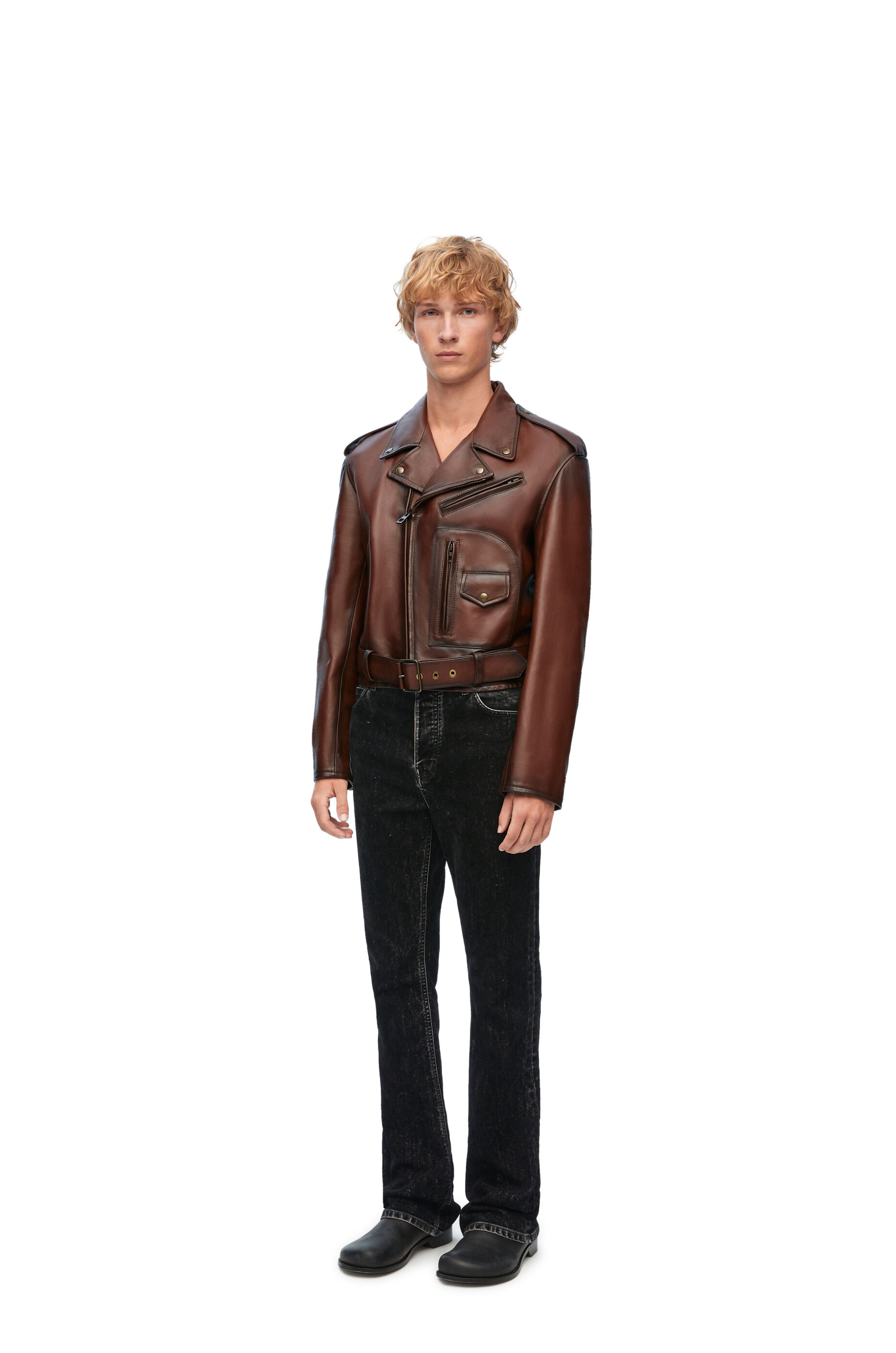Loewe men's cheap leather jacket