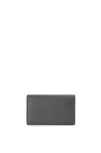 LOEWE Business cardholder in soft grained calfskin Anthracite pdp_rd
