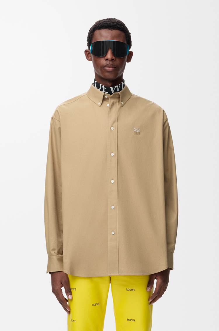 LOEWE Shirt in cotton Beige