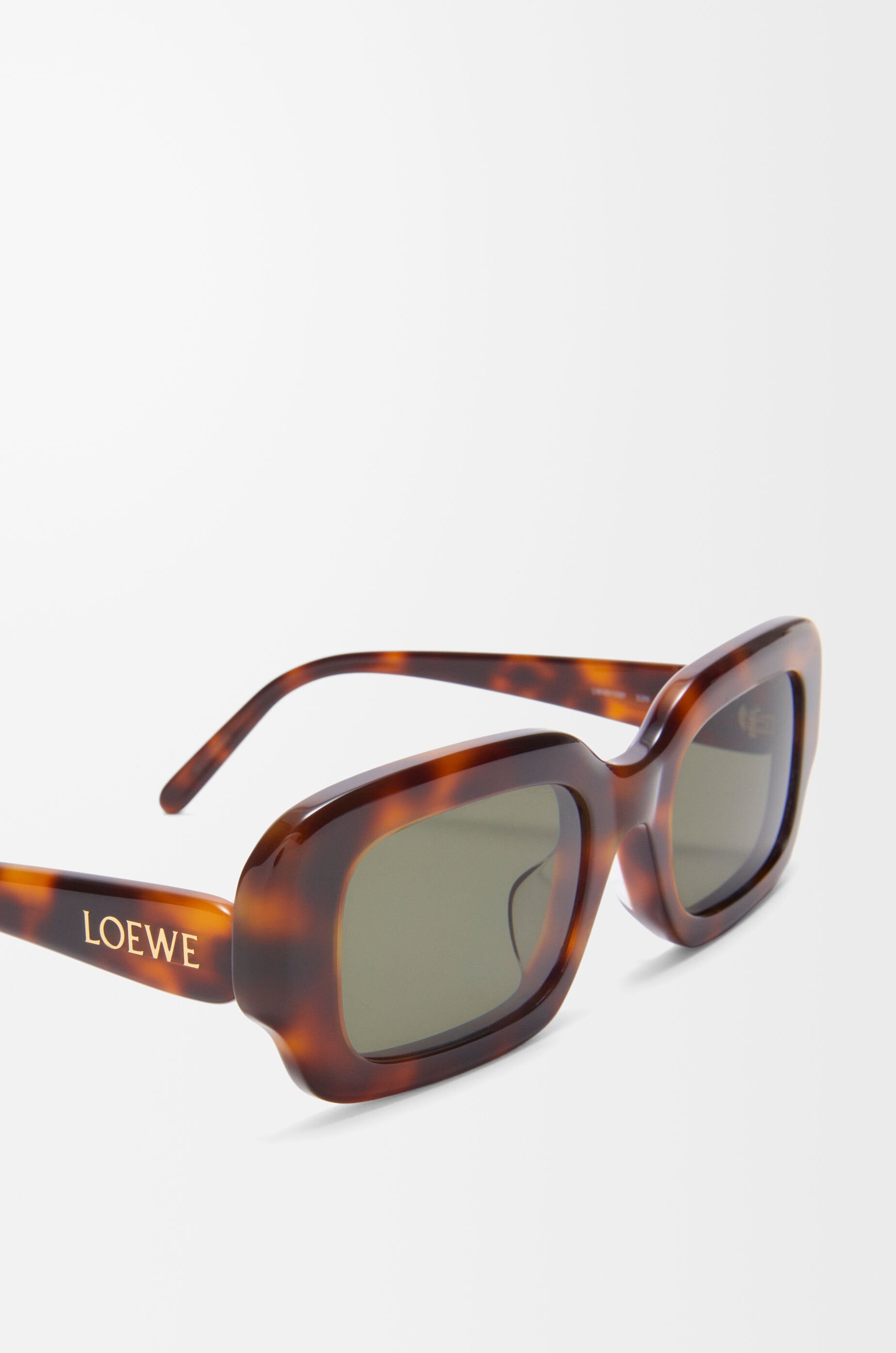 Rectangular Slim sunglasses Brown - LOEWE