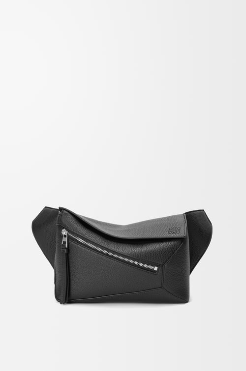 LOEWE パズル バムバッグ スモール（グレインカーフ） ブラック plp_rd