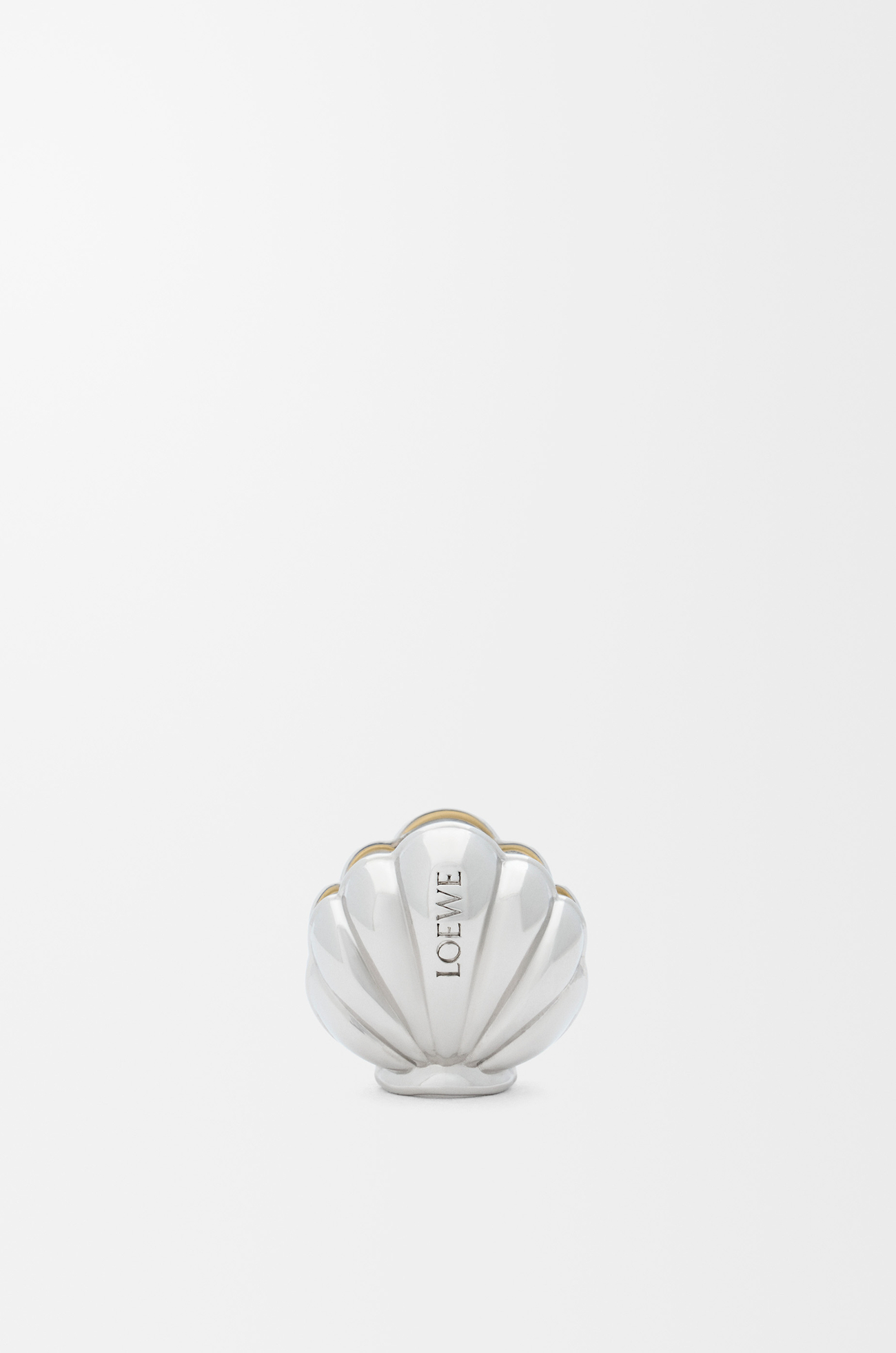 LOEWE Muschel-Würfel aus Metall Gold