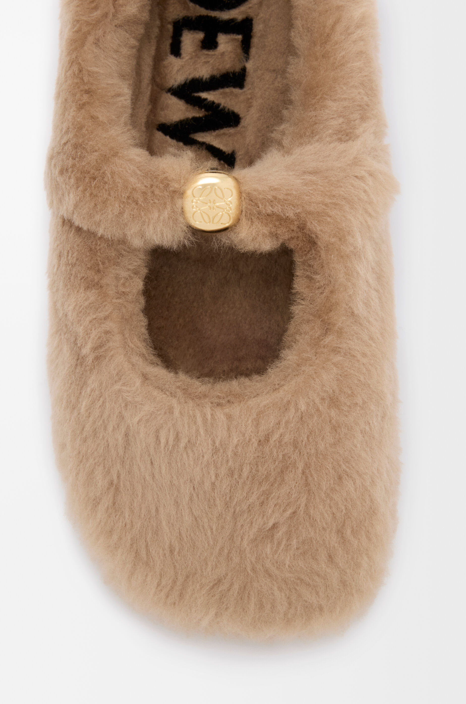 ペブル ソフト バレリーナ（シアリング） ブラウン - LOEWE Japan