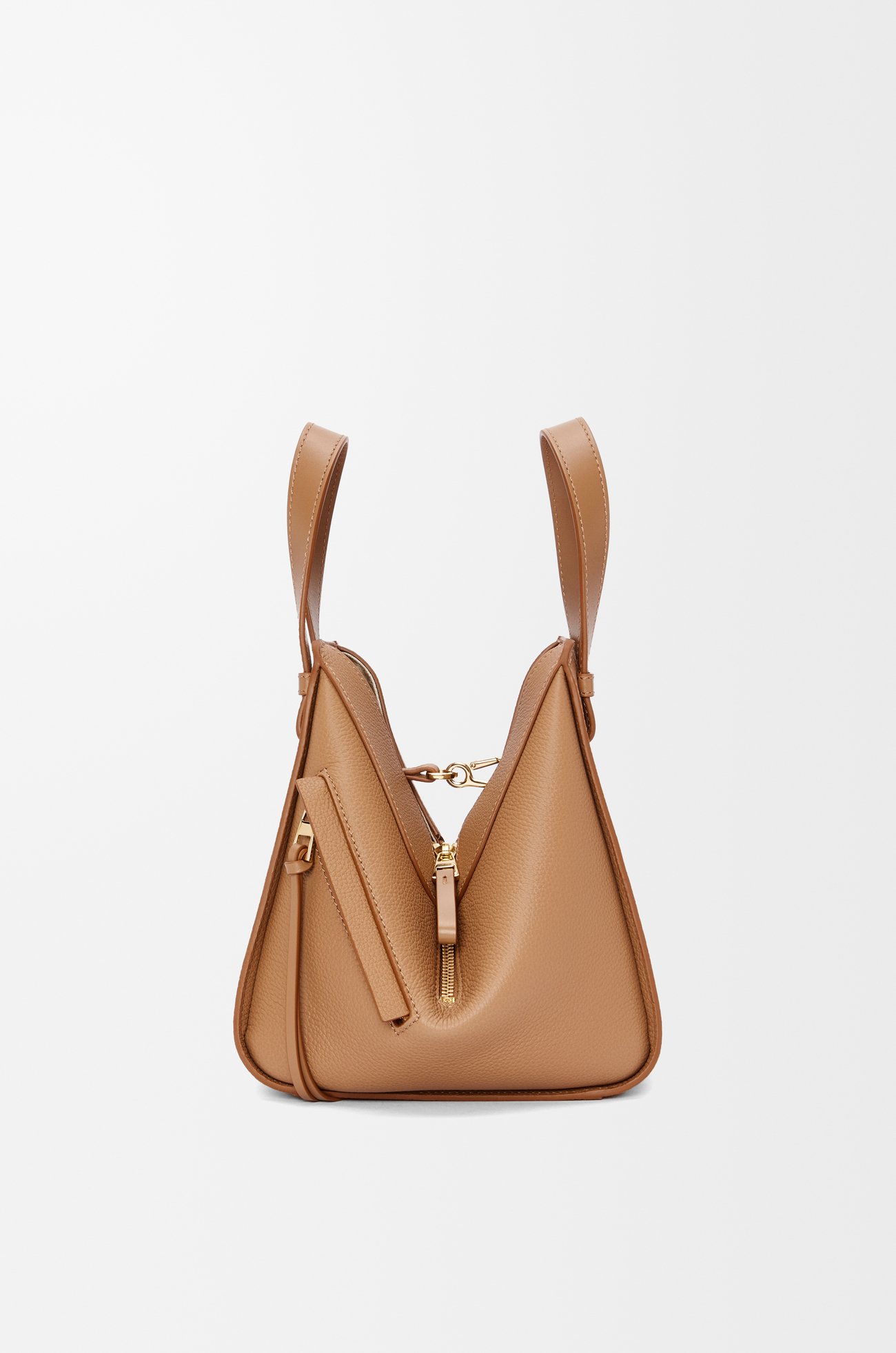 LOEWE 柔軟粒面小牛皮 Hammock 小巧包款 太妃糖色