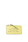 LOEWE Words coin cardholder in classic calfskin Light Yellow pdp_rd