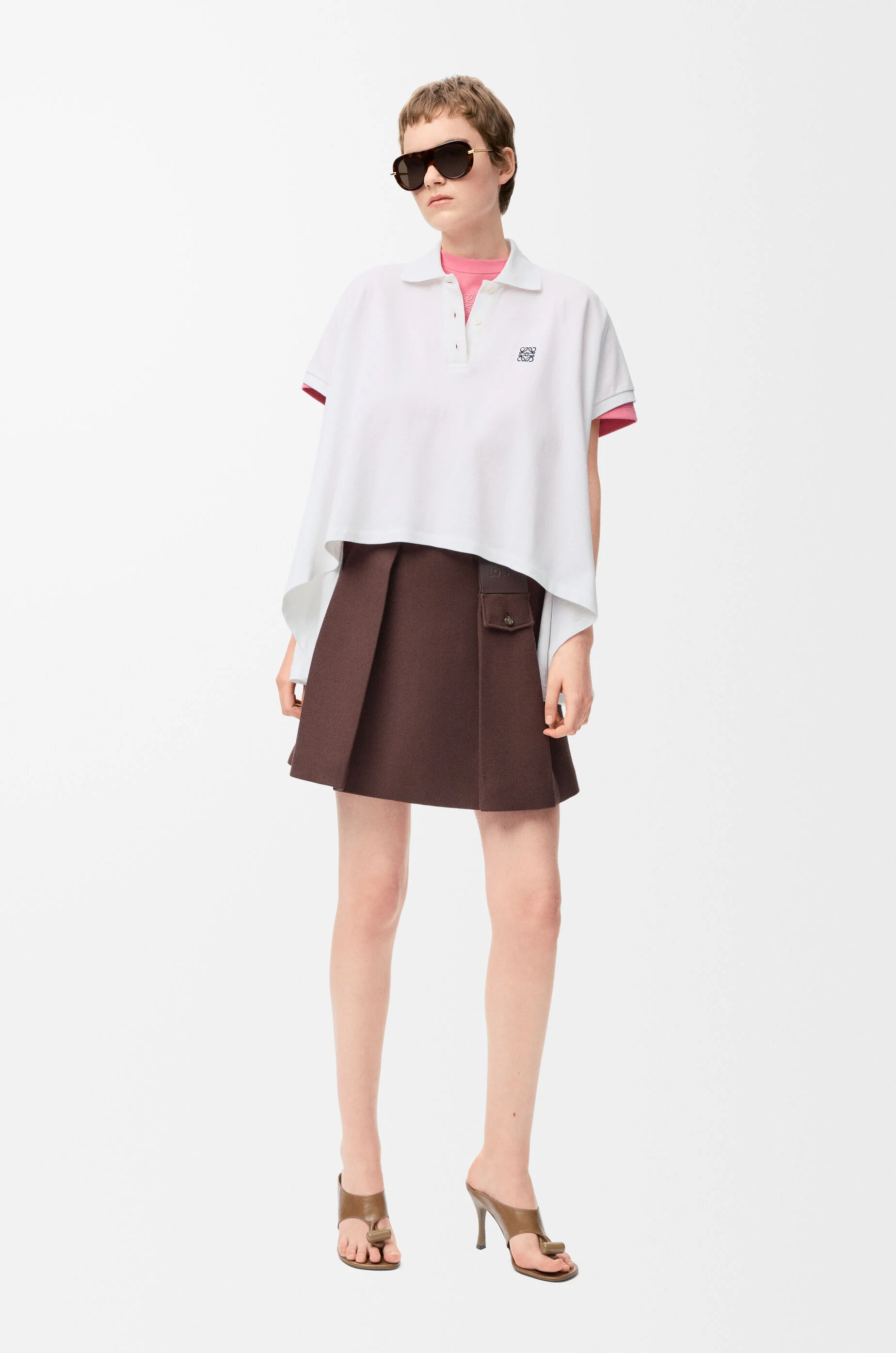 Polo in cotton White - LOEWE USA Official Website