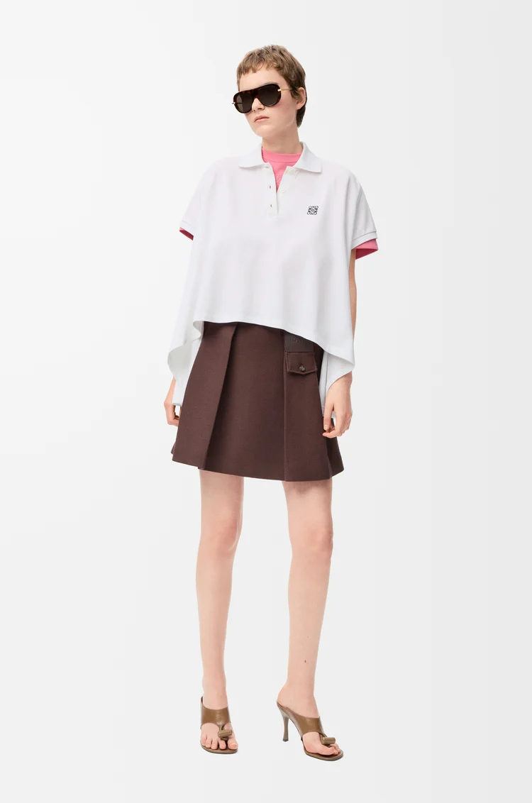 LOEWE Polo in cotton White