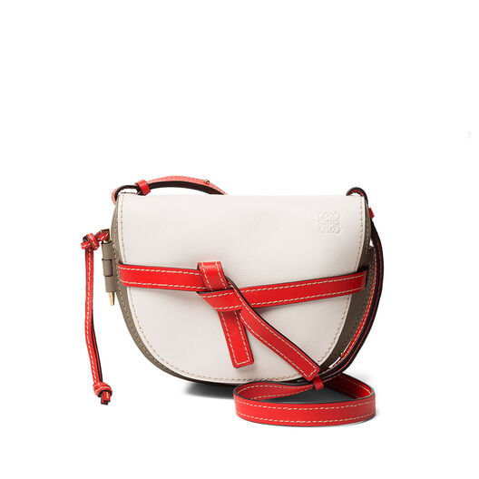 LOEWE ゲート スモール バッグ Soft White/Light Grey/Red LOEWE ゲート スモール バッグ Soft White/Light Grey/Red all