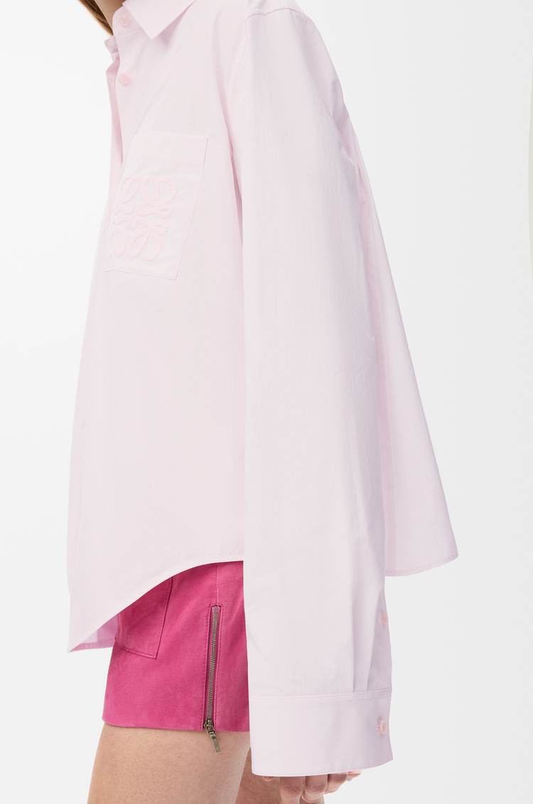 LOEWE 棉质衬衫 淡粉色
