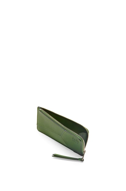 LOEWE Puzzle long coin cardholder in classic calfskin Hunter Green plp_rd
