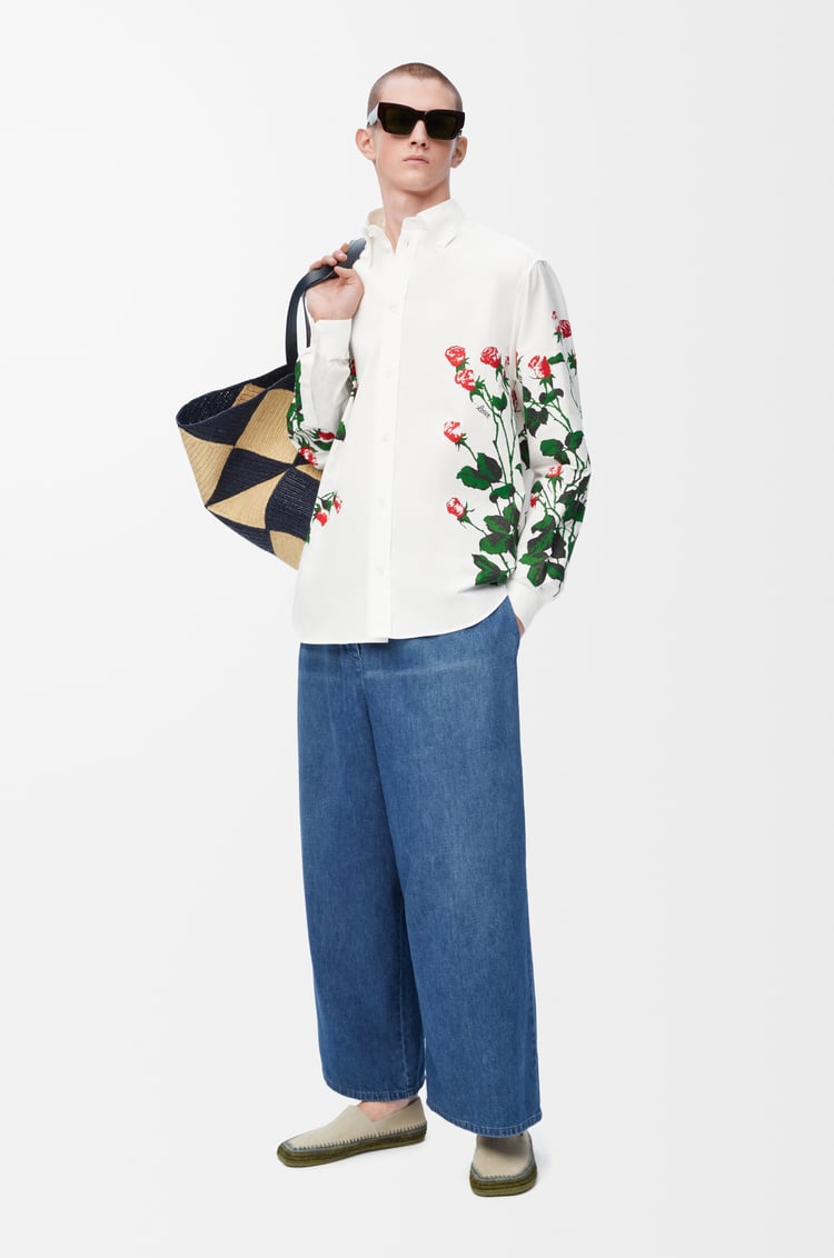 LOEWE Camisa en algodón Blanco