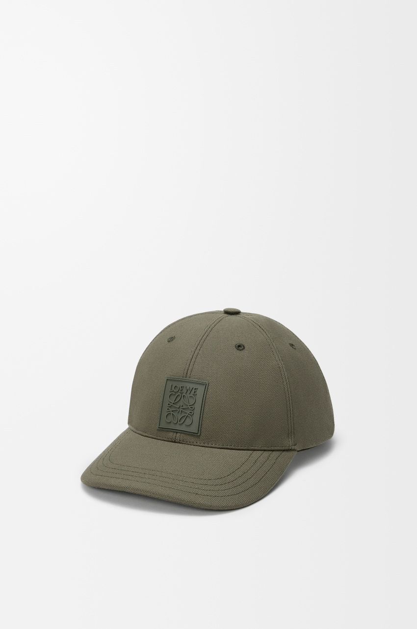 Patch cap in canvas