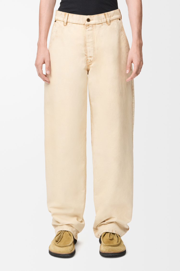 LOEWE Pantalón en algodón Beige