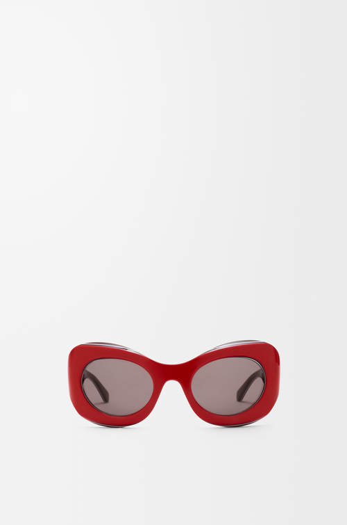 LOEWE Sierra 蝴蝶造型太阳镜 红色