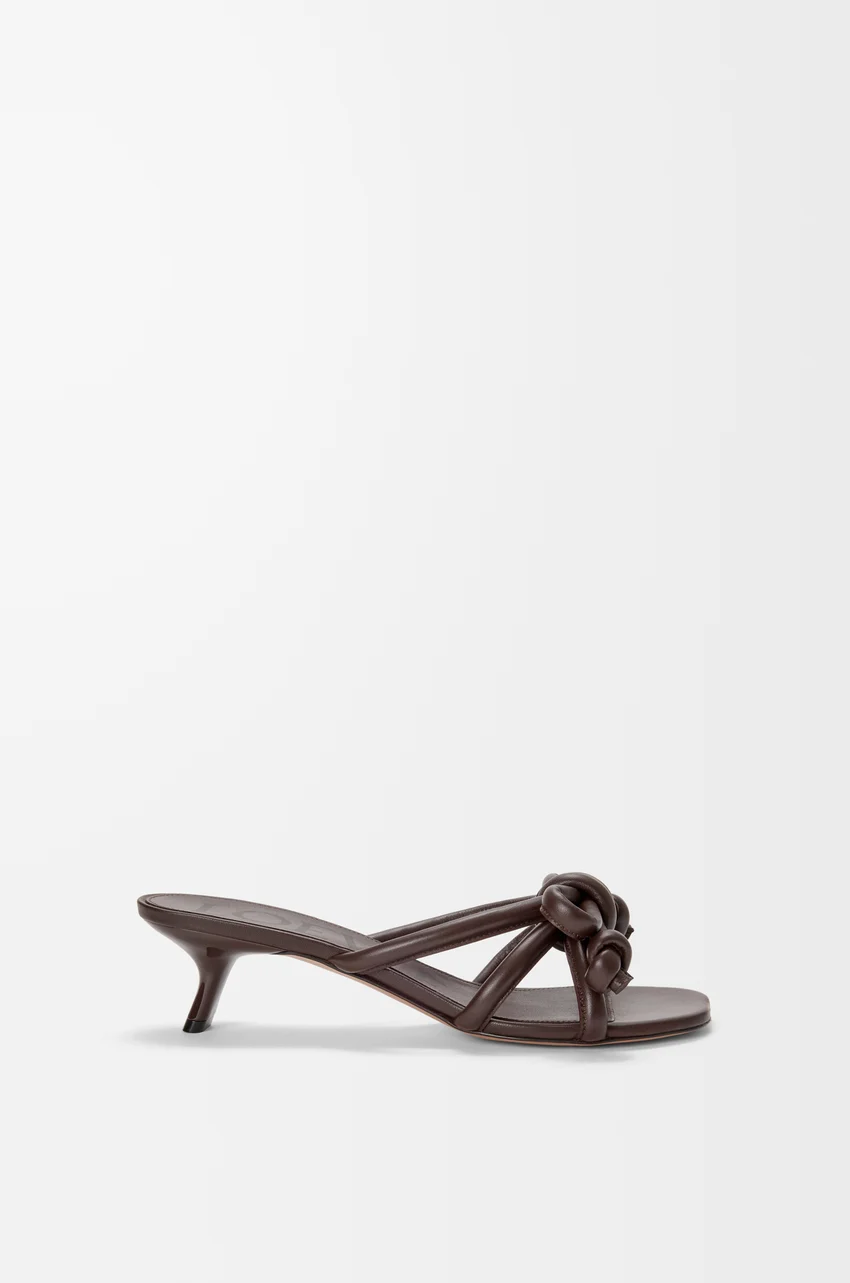 Flamenco Knot sandal in lambskin