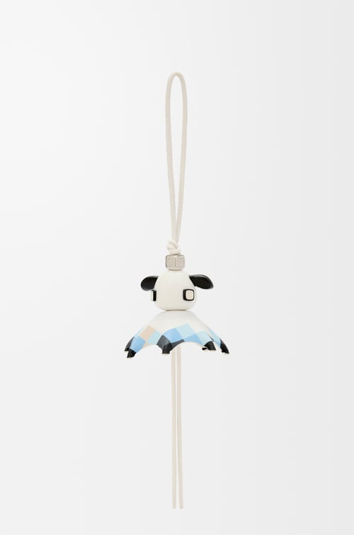 LOEWE Pixel Puzz charm White