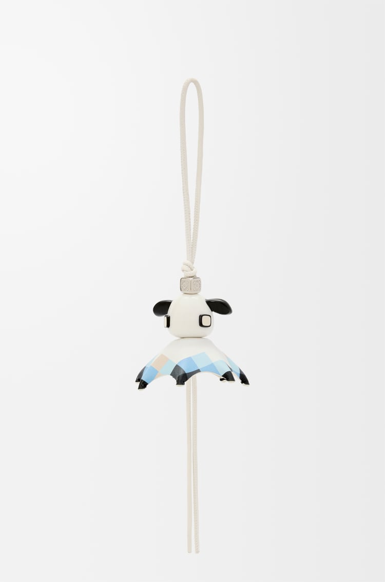 LOEWE Pixel Puzz charm White